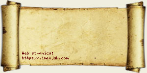 Dina Bzenić vizit kartica